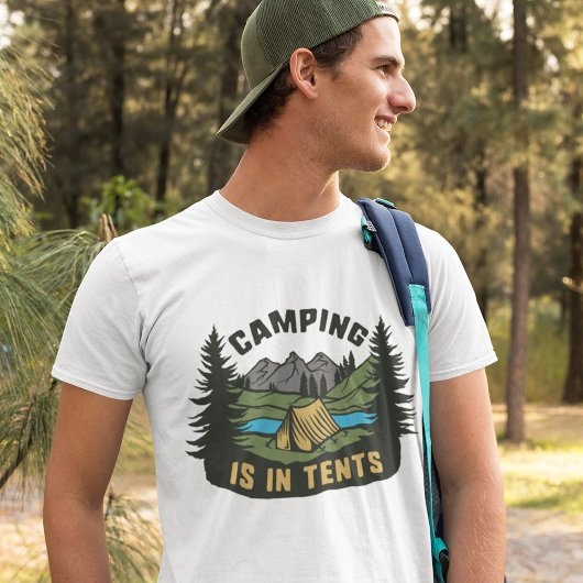 Camping ist in Zehnten T - Shirt