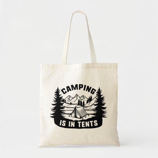 Camping ist in Zelten Tragetasche (Vorne)