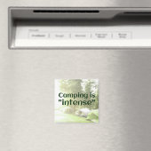 Camping ist "intensiv" in Zelten VATER JOKE Magnet (In Situ (Geschirrspüler))