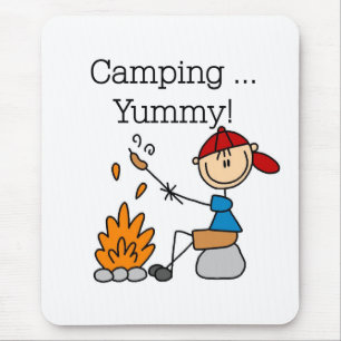 Camping ist lecker mousepad