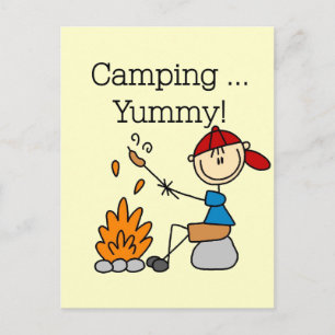 Camping ist Lecker T-Shirts und Geschenke Postkarte