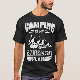 Camping ist mein Altersplan Sommerurlaub Camping V T-Shirt