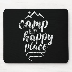 Camping ist mein glücklicher Ort - Camping Berge S Mousepad
