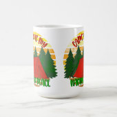 Camping ist mein glücklicher Ort Kaffeetasse (Mittel)
