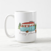 Camping ist mein glücklicher Ort Kaffeetasse (Links)