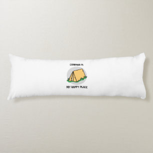 Camping ist mein glücklicher Ort mit einem Campin Seitenschläferkissen