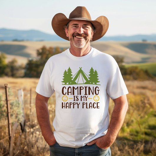 Camping ist mein glücklicher Ort T-Shirt