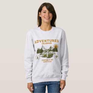 Camping ist mein Happy Place Sweatshirt