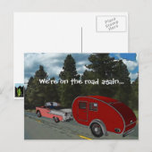 Camping ist mein Leben Postkarte (Vorne/Hinten)