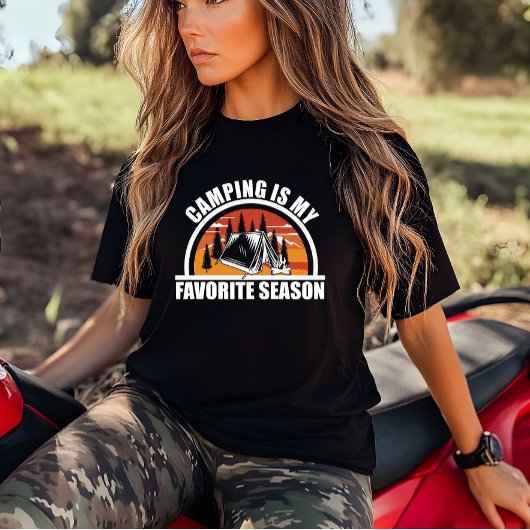 Camping ist mein Lieblingsslogan T-Shirt