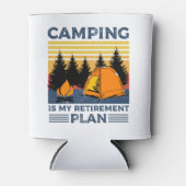 Camping ist mein Rentenplan Funny Camping Geschenk Dosenkühler (Vorderseite)