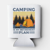 Camping ist mein Rentenplan Funny Camping Geschenk Dosenkühler (Rückseite)