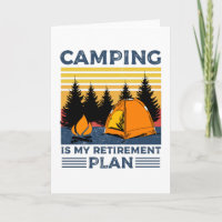 Camping ist mein Rentenplan Funny Camping Geschenk