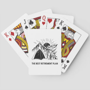 Camping ist mein Ruhestandslager Spielkarten