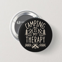 Camping ist mein Therapielustiger Camper Button