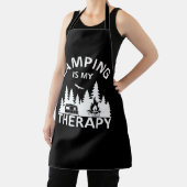 Camping ist mein Therapiewitterungsmotto Schürze (InSitu)