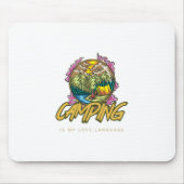 Camping ist meine Liebe Mousepad (Vorne)