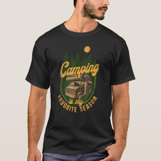 Camping ist meine Lieblingsjahreszeit Wohnmobil Ca T-Shirt
