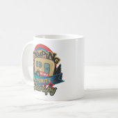 Camping ist meine Lieblingstherapie Kaffeetasse (Vorderseite Links)