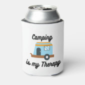Camping ist meine Therapie auf einem Can Cooler Dosenkühler (Kanne Rückseite)