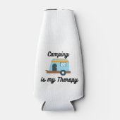 Camping ist Meine Therapie Flaschenkühler (Vorderseite)