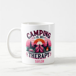 Camping ist meine Therapie Kaffeetasse