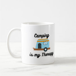 Camping ist Meine Therapie Kaffeetasse