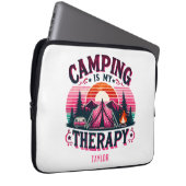 Camping ist meine Therapie Laptopschutzhülle (Vorne Rechts)