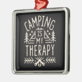 Camping ist meine Therapie lustige Camper zitiert Ornament Aus Metall (Links)