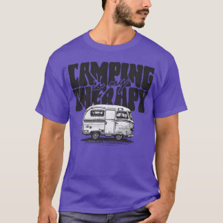 Camping ist meine Therapie lustige Sprüche T-Shirt
