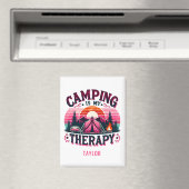 Camping ist meine Therapie Magnet (In Situ (Geschirrspüler))