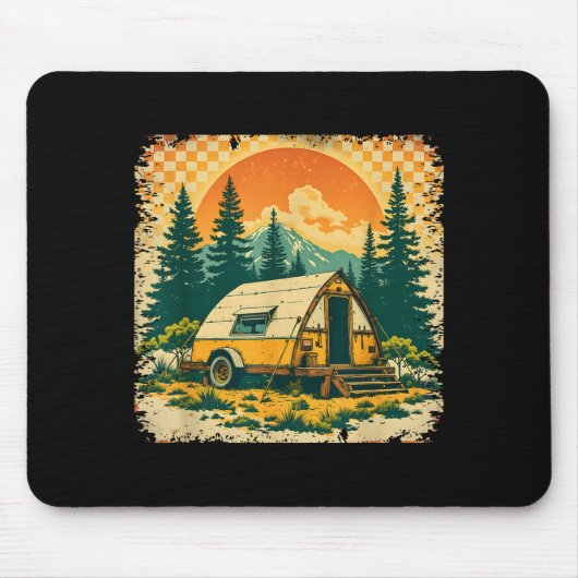 Camping ist meine Therapie  Mousepad (Vorne)