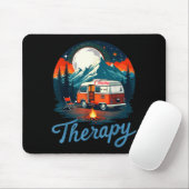 Camping ist meine Therapie Mousepad (Mit Mouse)