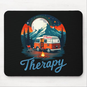 Camping ist meine Therapie  Mousepad