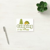 Camping ist meine Therapie Post-it Klebezettel (Büro)