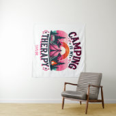 Camping ist meine Therapie Wandteppich (Beispiel (Horizontal))