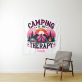 Camping ist meine Therapie Wandteppich (Beispiel)