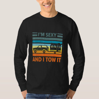 Camping ist sexy und ich zog es rv Retro T-Shirt