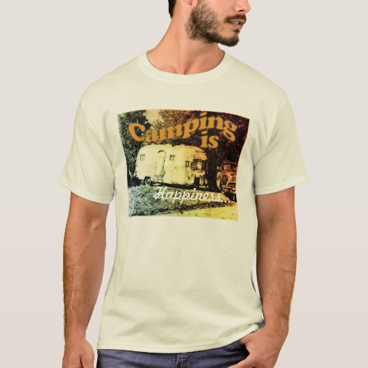Camping ist... T-Shirt (Vorderseite)