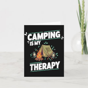 Camping ist Therapie für die großartige Natur und Karte