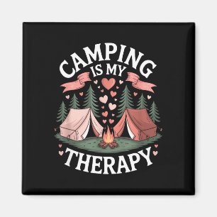 Camping ist Therapie Outdoor-Camp-Liebhaber Abente Magnet