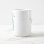 Camping ist Unser Marmorzelt und die Berge im Jar Kaffeetasse (Mittel)