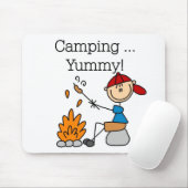 Camping ist Yummy T-Shirts und Geschenke Mousepad (Mit Mouse)