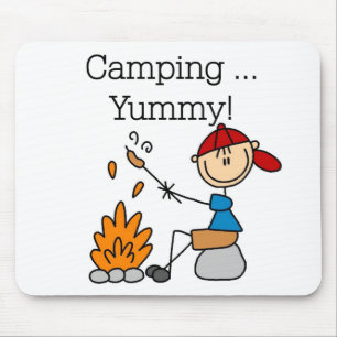 Camping ist Yummy T-Shirts und Geschenke Mousepad