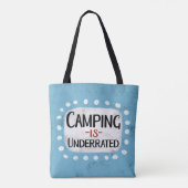 Camping ist zu stark tasche (Rückseite)