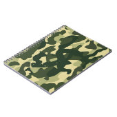 Camping Journal | ADD INITIAL Camouflage Kids Teen Notizblock (Linke Seite)