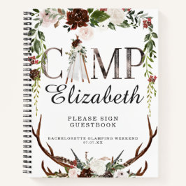 Camping Journal | Bachelorette Glamping Weekend Notizblock