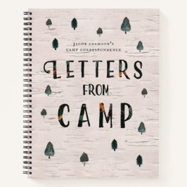 Camping Journal | Buchstaben aus dem Camp Journal Notizblock