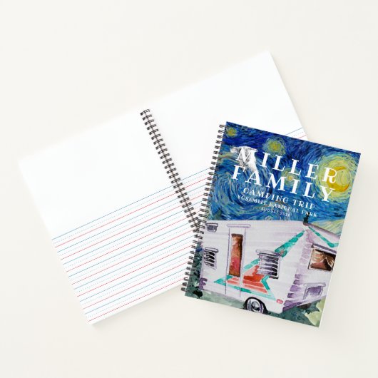 Camping Journal | Custom Road Trip Journal Notizblock (Innenseite)