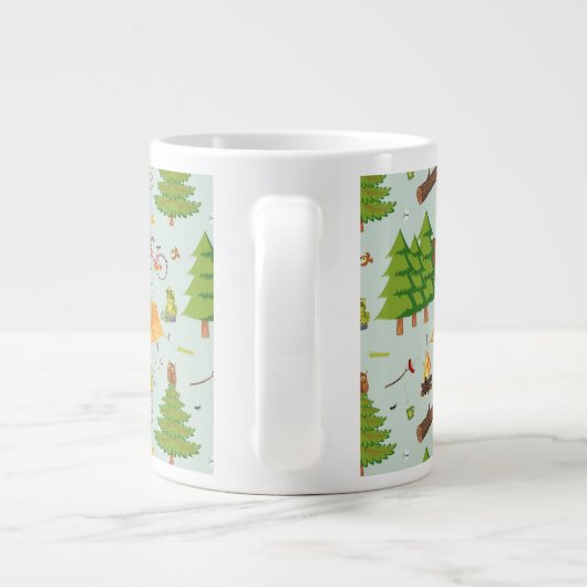 Camping Jumbo-Tasse (Rückseite)